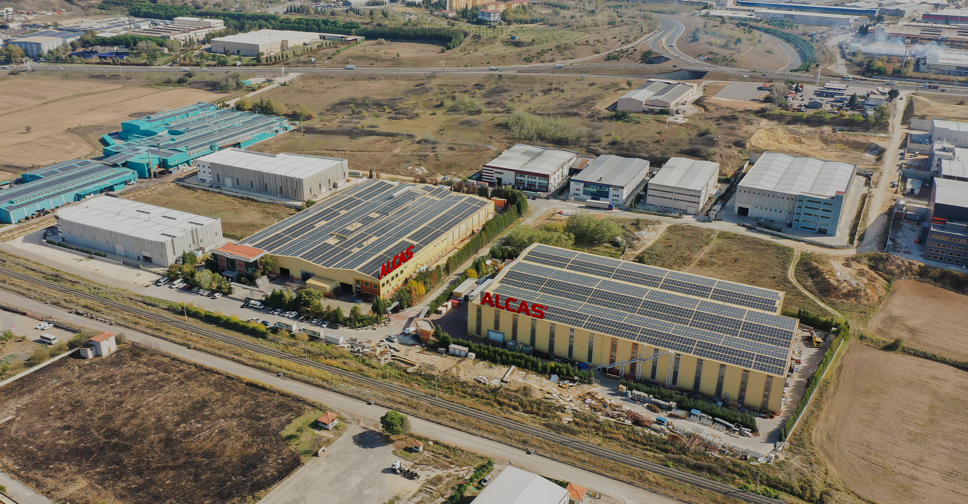 Alcas alüminyum fabrikası genel görünümü